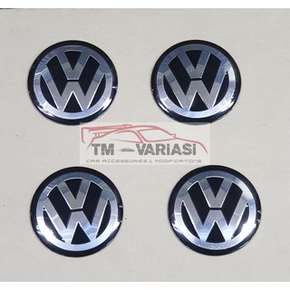 Tapas centrales de aluminio para VW Volkswagen Logo (1)