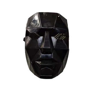 Máscara de jefe de juego de calamar de Corea del sur accesorios de fotografía de cara de plástico moda popular suministros de fiesta máscara de disfraces (9)