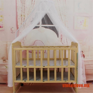 SLOVE Baby Bed Mosquito Net Mesh Dome Curtain Net for Toddler Crib Cot Canopy