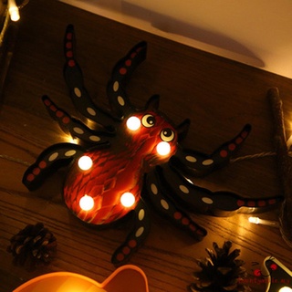 [navidad] Decoración de escena de Halloween luminosa Props LED Durable fiesta de noche suministros