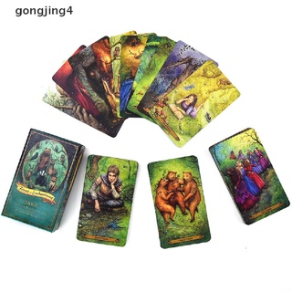[gongjing4] oracle forest of enchantment tarot oracle card board deck juegos palying cards mx12