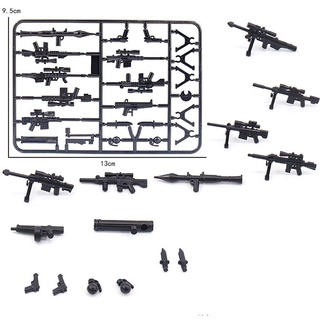 Lego Militar Compatible SWAT Armas Ciudad Soldado Policía Accesorios MOC Bloque De Construcción Juguetes (3)