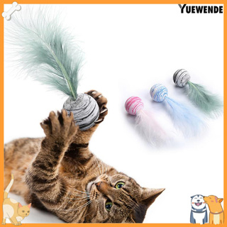 Y.w EVA Lightweight Foam Ball Cat Throwing Toys Funny Interactive Plush Supplies