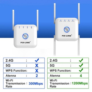 5G 1200Mbps WiFi Repetidor De Señal De Largo Alcance Inalámbrico Router Amplificador O Booster 2.4GHz 5GHz (3)