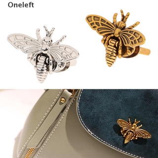 Oneleft Metal forma de abeja Turn Lock moda bolsa de cierre de cuero bolsa de manualidades accesorios MY (1)