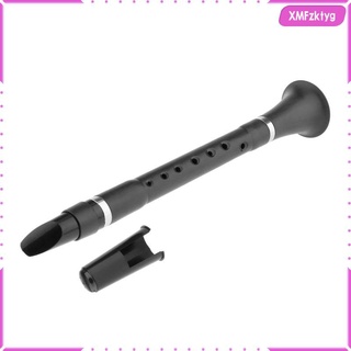 [xmfzktyg] b clarinete plano en negro trabajo a mano baquelita con bolsa de transporte instrumento de viento para principiantes práctica (4)