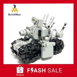 356PCS MOC New Metal Slug Tank Super Vehicle 001 Assembled Model Toys Gray Figurine Gift Compatible with Lego