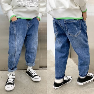 Ienens moda niños ropa niños Jeans niños fondos ropa bebé niño pantalones vaqueros pantalones largos