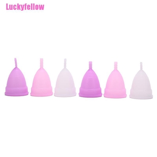 <luckyfellow> copa menstrual para mujer higiene producto grado silicona vagina uso