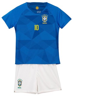 2018 FIFA copa del mundo brasil fuera No.10 Neymar kids jersey fútbol uniforme (1)