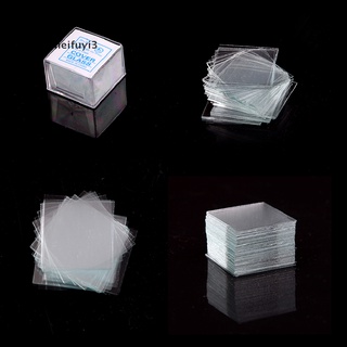[meifuyi3] 100 piezas de cristal micro cubierta slips 24x24mm - microscopio slide covers mx567
