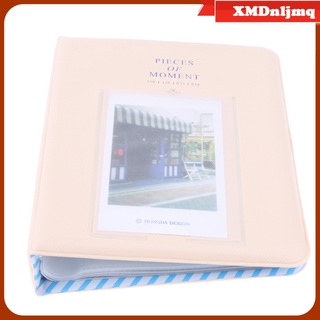 [nljmq] 3\'\' Album de fotos para Fujifilm Instax - 64 bolsillos, estuche para libros Fujifilm Instax Mini 9 8 90 25, Polaroid Snap