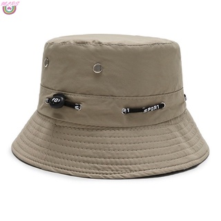 Ms plegable sombrero de cubo portátil al aire libre parasol sombrero Unisex pescador gorra para acampar pesca Picnic (2)