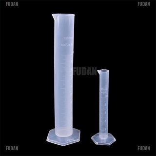 <fudan> 10/25/50/100/250ml cilindro de medición de plástico graduado de laboratorio (5)