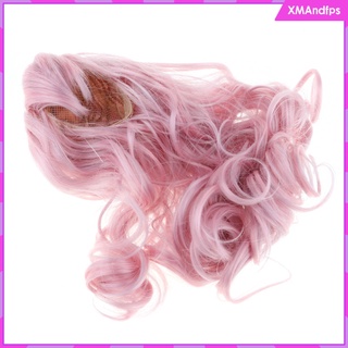 [xmandfps] dulce 32 cm diy peluca de pelo rizado para muñeca de 1/3 bjd 60 cm hadas noche lolita vestir niños cosplay regalos