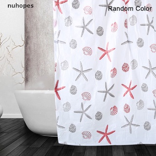 nuhopes cortina de ducha de estrella de mar partición impermeable moho peva cortina para baño mx (7)