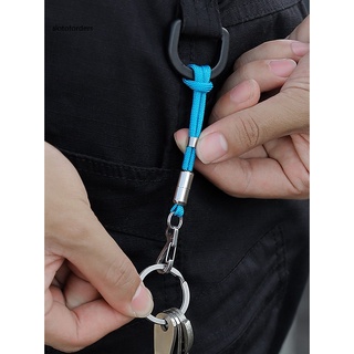 Llavero Alotoforders ajustable Anti-perchero Para colgar en cable/equipaje/llaves/cuerda con anillo ajustable Para el aire libre (6)