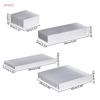 every Extruded Aluminum Heatsink For High Power LED IC Chip Cooler Radiator Heat Sink