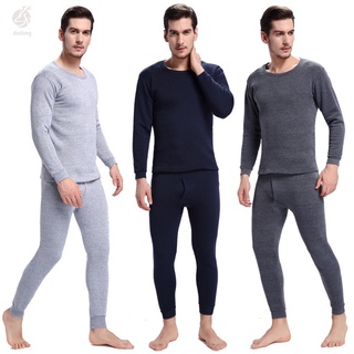 Venta Caliente Para Hombre Pijamas De Invierno Cálido Térmico Ropa Interior Larga Johns Sexy Negro Conjuntos De (1)