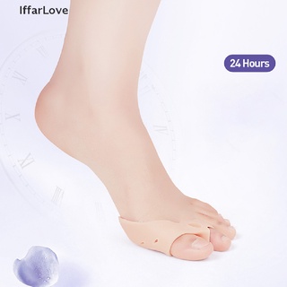 [iffarlove] 2 piezas de gel de silicona para juanete grande, separador de dedos, hallux, alivia el dolor de pie, herramienta de pedicura.
