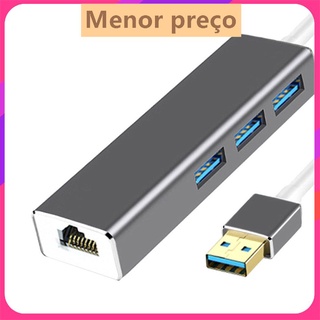 Concentrador de 3 puertos Otg Ethernet Lan Usb Adaptador Para Amazon fire 3 puertos Laptopstore.Br (4)
