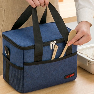 Aislado bolsa de almuerzo bolsa de almuerzo aislado bolsa de estudiante caja de almuerzo bolso de oficina clase de papel de aluminio engrosamiento gran bolsa de aislamiento con bolsa de arroz retrato como una bolsa