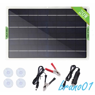 ✲ Un ✰ Panel Solar , Alta Eficiencia Flexible De Cristal Único Cargador Portátil Batería Para Carga De Coche Camping Viaje