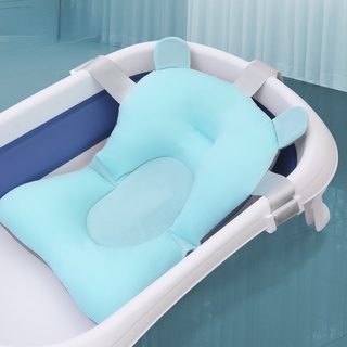 Baby Floating Pad Sitting Lying Baby Bath Net Shower Rack Newborn Bath Bed Tub Floating Mat (9)
