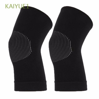 kaiyue1 1 pares de rodilleras elásticas para rodilla, rodilleras, rodilleras, ciclismo, nailon, artritis, antideslizante, fitness, cálido, rodillera, multicolor