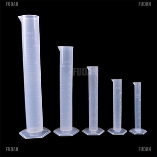 <fudan> 10/25/50/100/250ml cilindro de medición de plástico graduado de laboratorio (1)