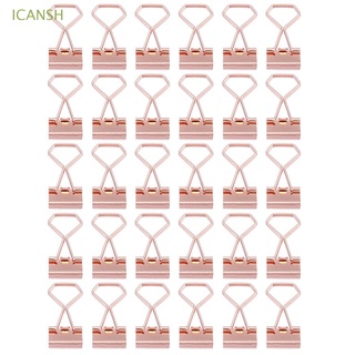 ICANSH 30pcs High Quality Paper Clip File Office Supplies Binder Clips New Mini Book Cat Heart Cactus Stationery Metal (1)