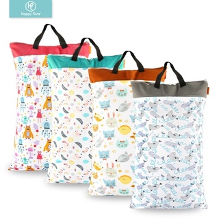 Happyflute pañales de bebé impermeable bolsa 40 * 70 cm de gran capacidad de ropa de bebé bolsa de almacenamiento de bolsa de pañales bolsa de pañales