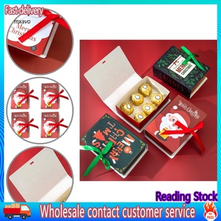 mo_ bolsa de galletas ligera con temática navideña, cajas de embalaje recicladas para el hogar