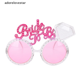 adore bachelorette despedida de soltera suministros novia a ser gafas rosa bling diamante anillo estrella (7)