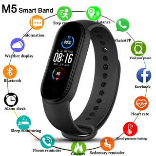 YL🔥Stock listo🔥M5 Smartwatch impermeable IP67 pantalla a Color reloj inteligente IOS Android pantalla táctil medición de frecuencia cardíaca Samrt deporte entrenamiento Fitness pulsera deportiva pulsera