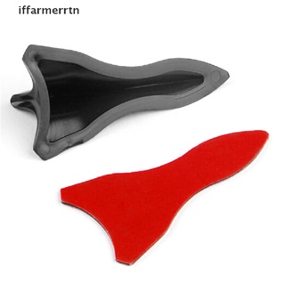 [iffarmerrtn] modificado de la decoración del coche de la cola de la punta negra de tiburón aleta de coche deflector de techo para vehicals [iffarmerrtn] (2)