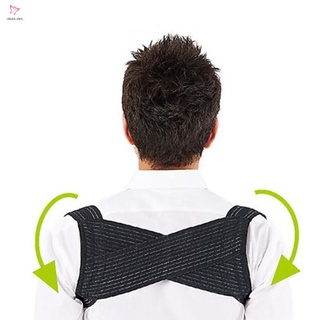 corrector de postura para hombre transpirable espalda hombro jorobado corrección correa de cinturón