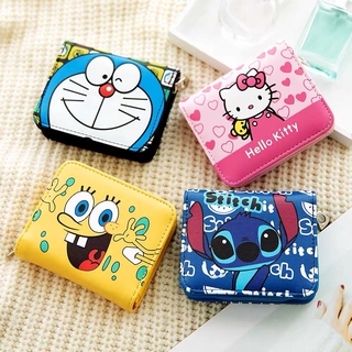 Cartera Bolsas de Mujer hello Kitty Doraemon SpongeBob stitch carteras de mujer#2003