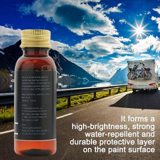 30/50ml nano cerámica coches recubrimiento de vidrio líquido hidrofóbico coche arañazos anticuidado w0f7