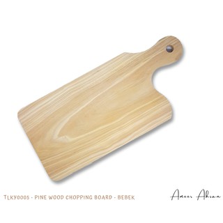 Tabla de cortar madera de pino/tabla de cortar de pino - mango de pato