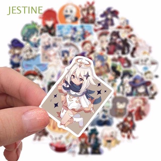 JESTINE 50Pcs Graffiti Sticker Funny Decal Game Stickers Laptop Anime Kids Toy Cartoon Hot Skateboard Genshin Impact (1)