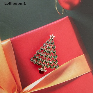 Lollipopm1 1PC broches de árbol de navidad para mujeres hombres 2021 broche de año nuevo Pins regalos MY (7)