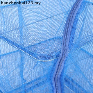 [hanzhenhai123] 4 capas de red de pesca para colgar platos de pescado vegetal, secador, mi (3)