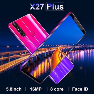 X27 PLUS Smartphone 5.8 Polegada 8Gb De Ram + 128 Gb Rom Tarjeta Dual Sim 4g 5g Telefone Móvel