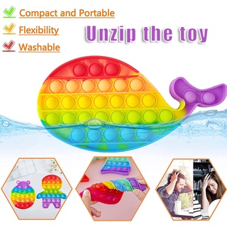 Big Fidget Pack Sensory Fidget Toy Set Pop Bubble Stress Relief Toys Pop Anxiety Tubes for Kids Adult