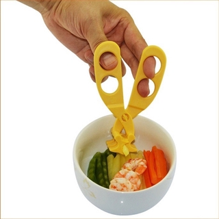 1PCS Food Crush Safe Scissors Kitchen Feeding Cutter For Infant Babys