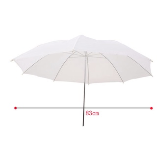 33in / 83cm Studio Flash Translucent White Soft Umbrella