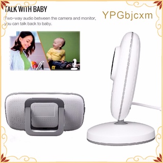 monitor de bebé de color de video inalámbrico de 3.2 pulgadas, largo alcance hasta 1000 pies de advertencia de cunas, charla bidireccional, recargable