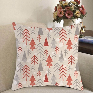 Yiyanu 1 PC 45*45cm navidad elementos temáticos decorativos fundas de almohada hogar fundas de cojín al aire libre fundas de almohada (4)