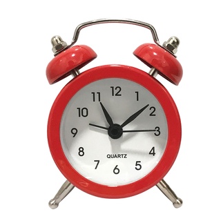 vintage doble campana reloj despertador silencio cuarzo tiempo hogar dormitorio oficina